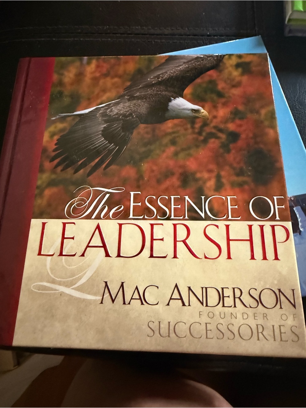 Mac Anderson The Essence of Leadership Book - Red, Brown, White